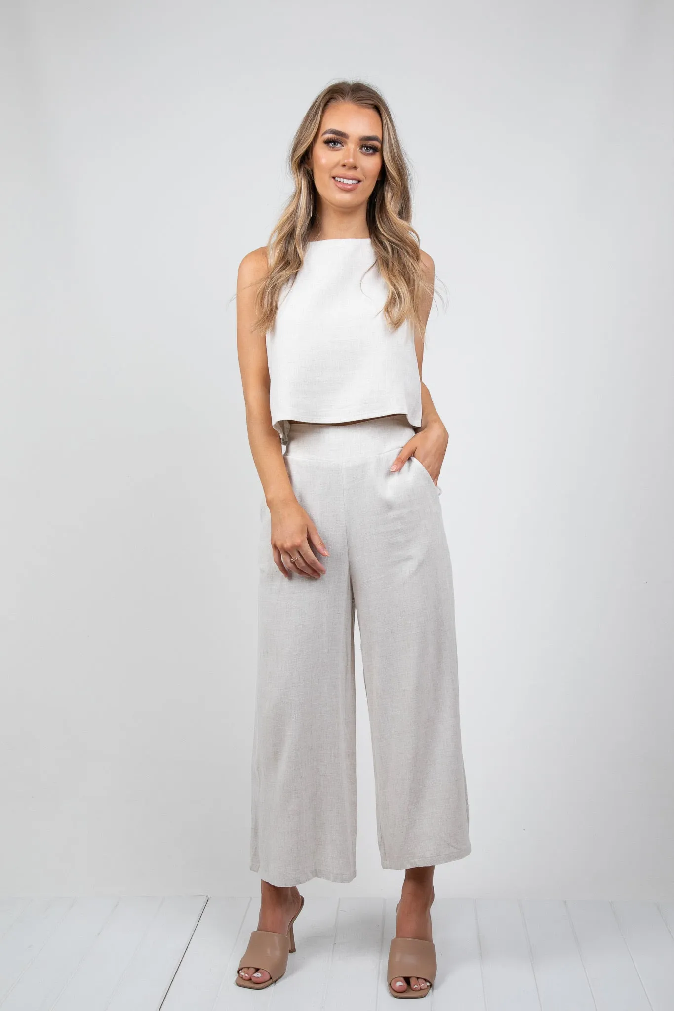 MEMPHIS TOP - BEIGE