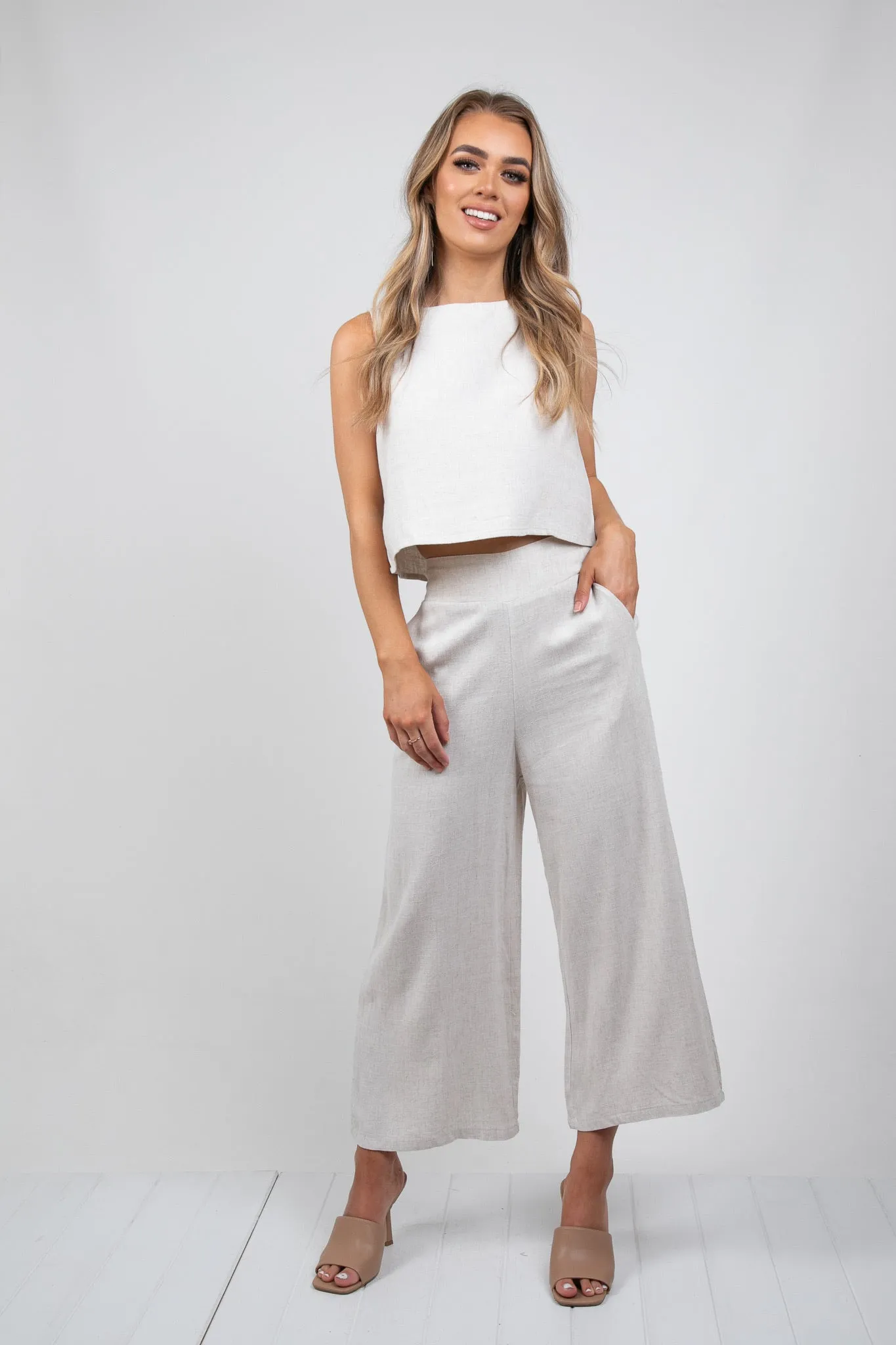 MEMPHIS TOP - BEIGE