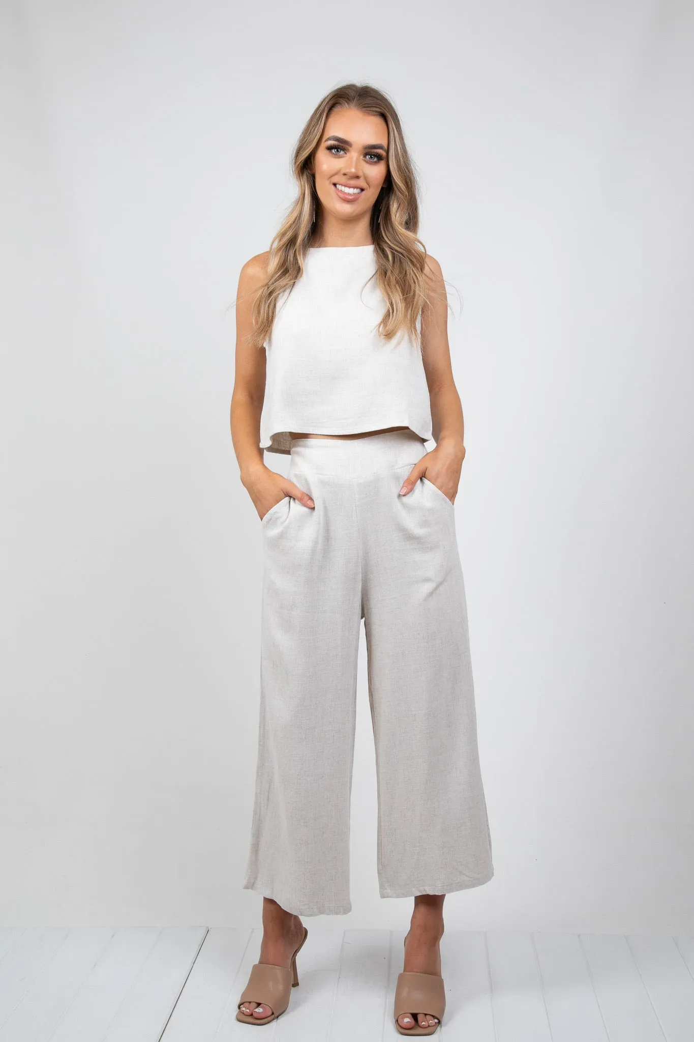 MEMPHIS TOP - BEIGE