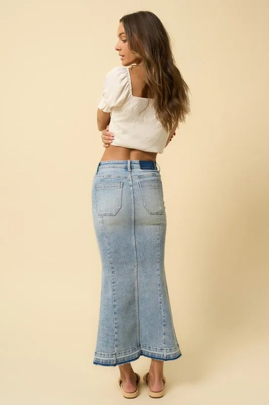 Mermaid Denim Skirt