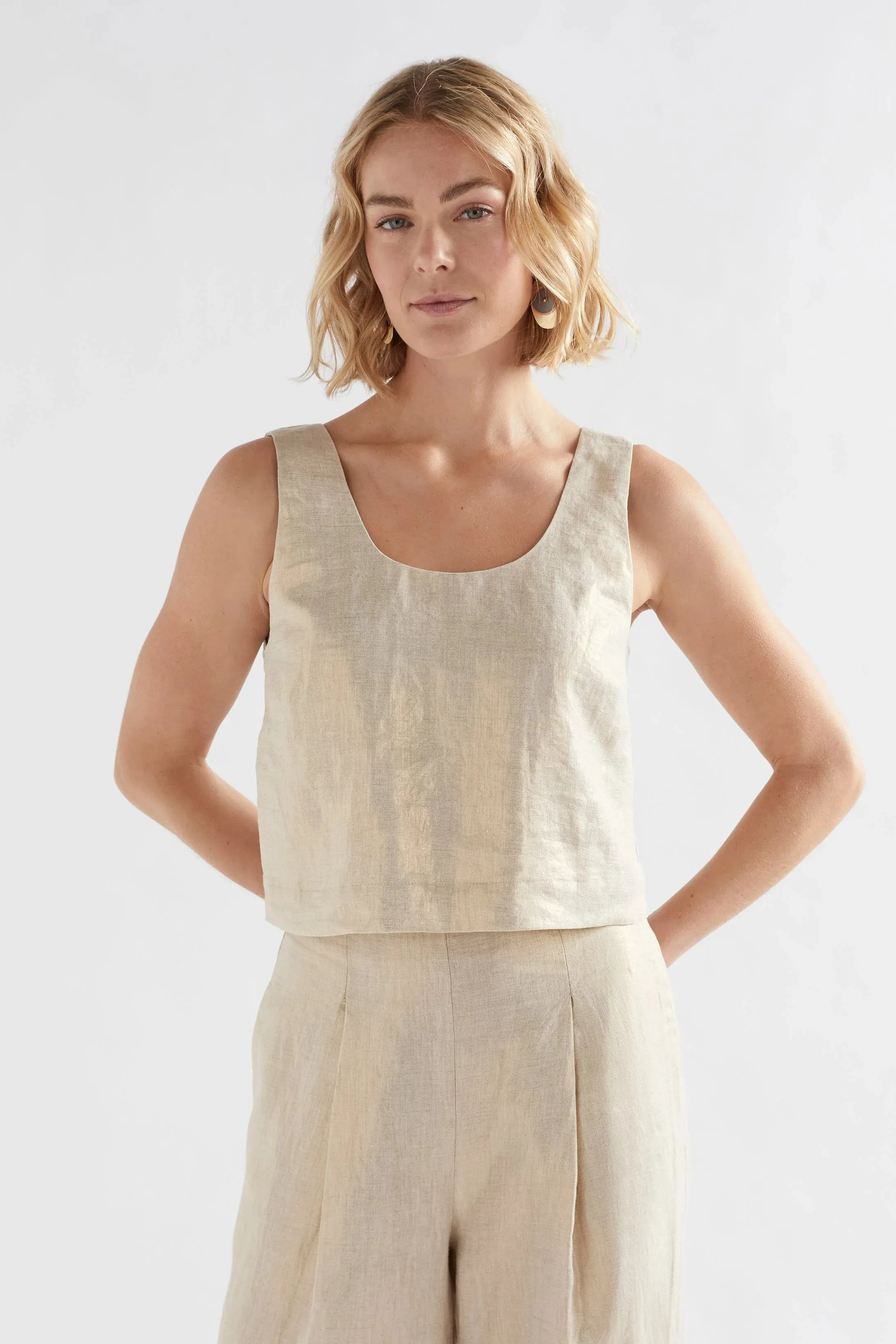 Metalen Tank | Elk The Label | Gold Linen