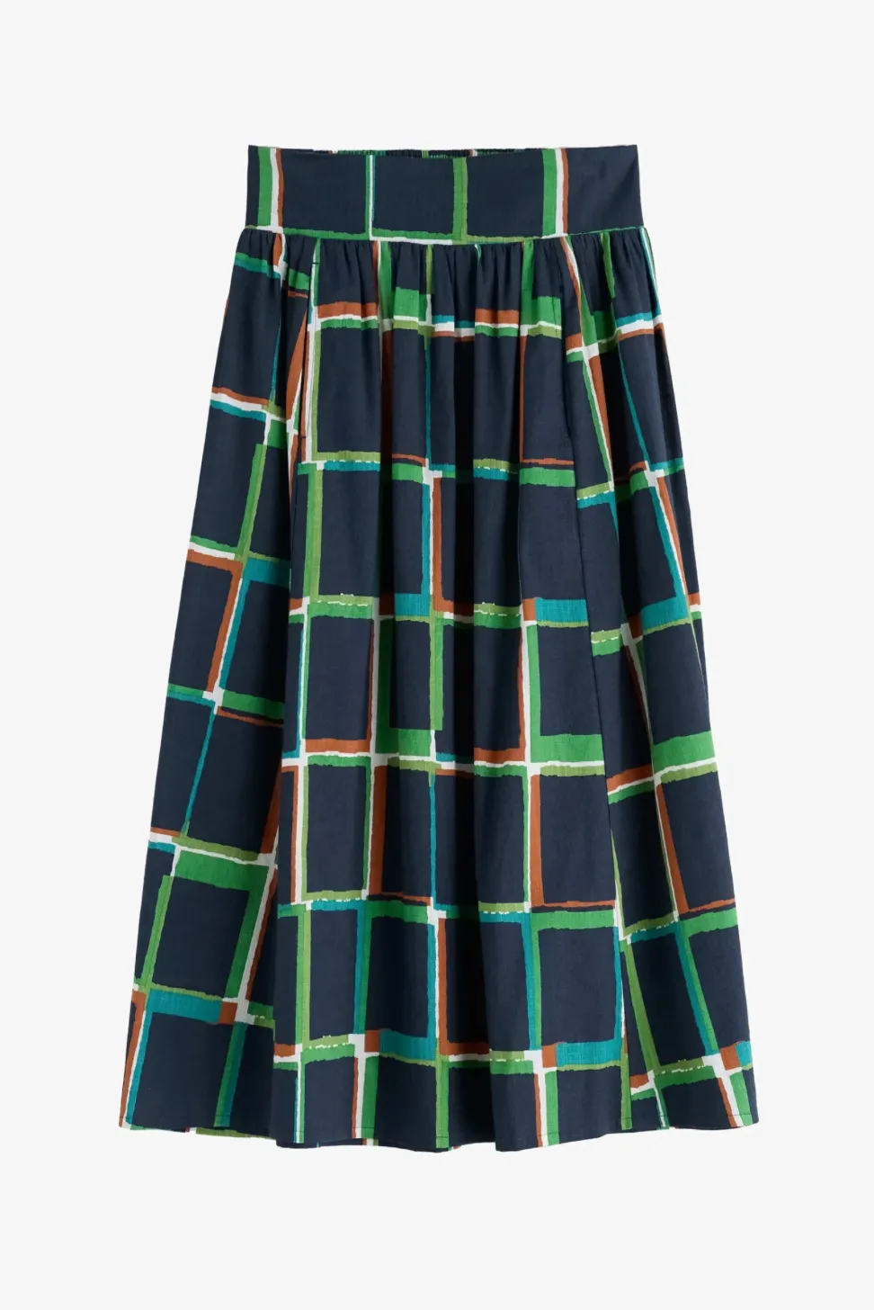 MEVAGISSEY SKIRT - WINDOW PANES MARITIME