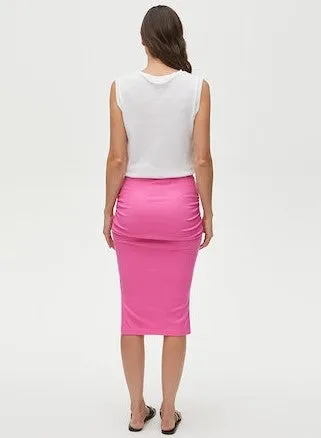 Michael Stars - Rae Ribbed Skirt with Slit