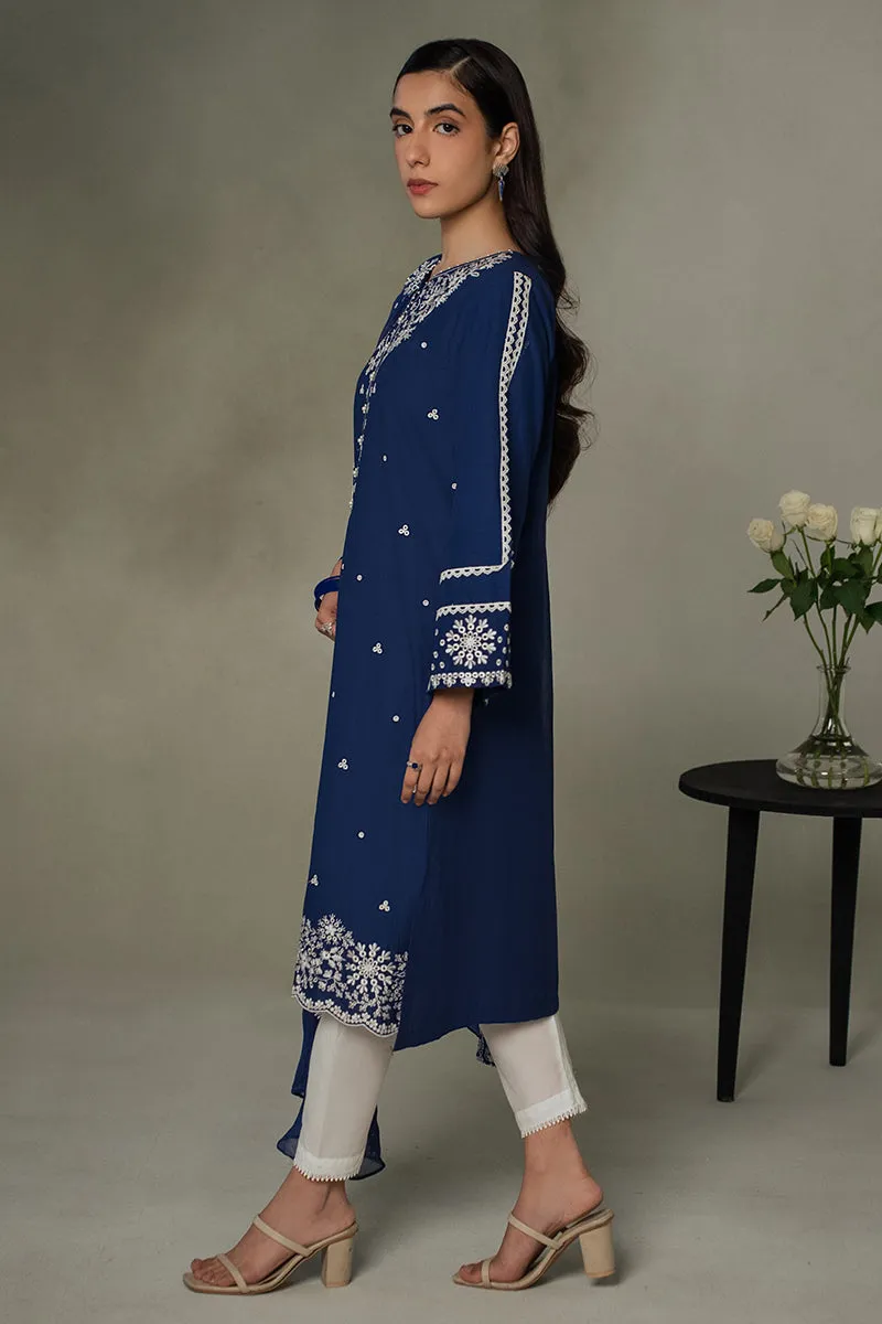 MIDNIGHT BLUE-2 PC (SHIRT & DUPATTA)