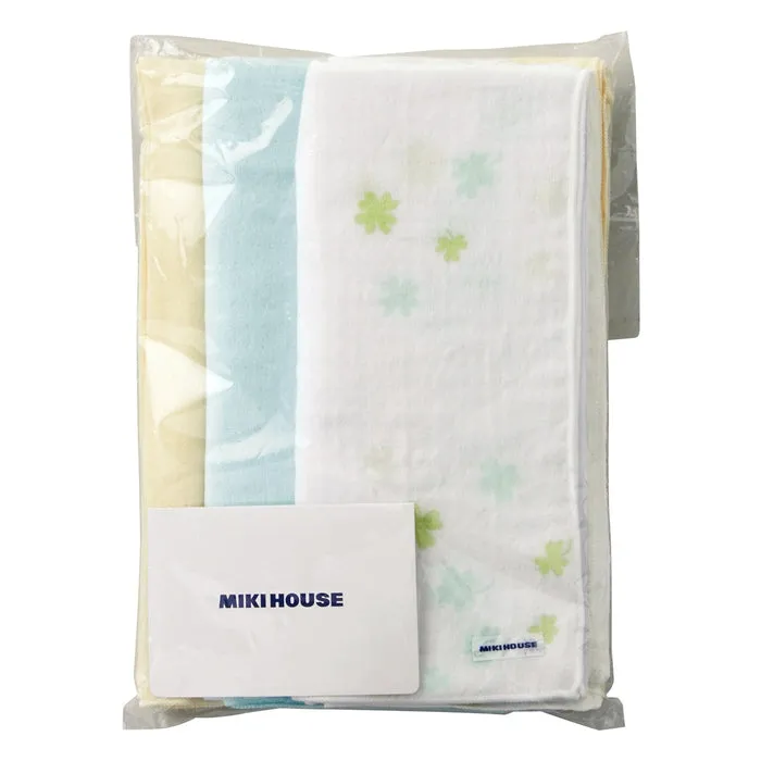 MIKIHOUSE FIRST GAUZE TOWEL SET