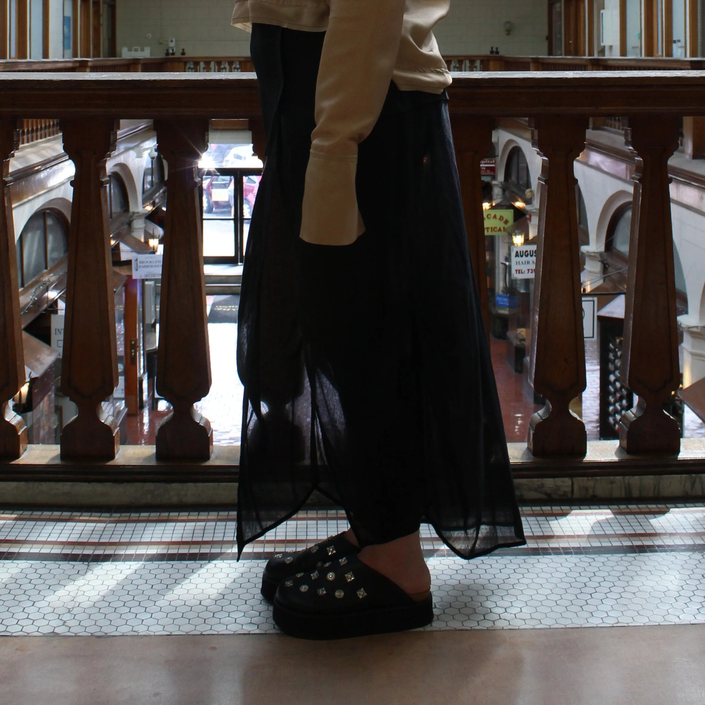 Milkweed Skirt in Black by Kim Schalk