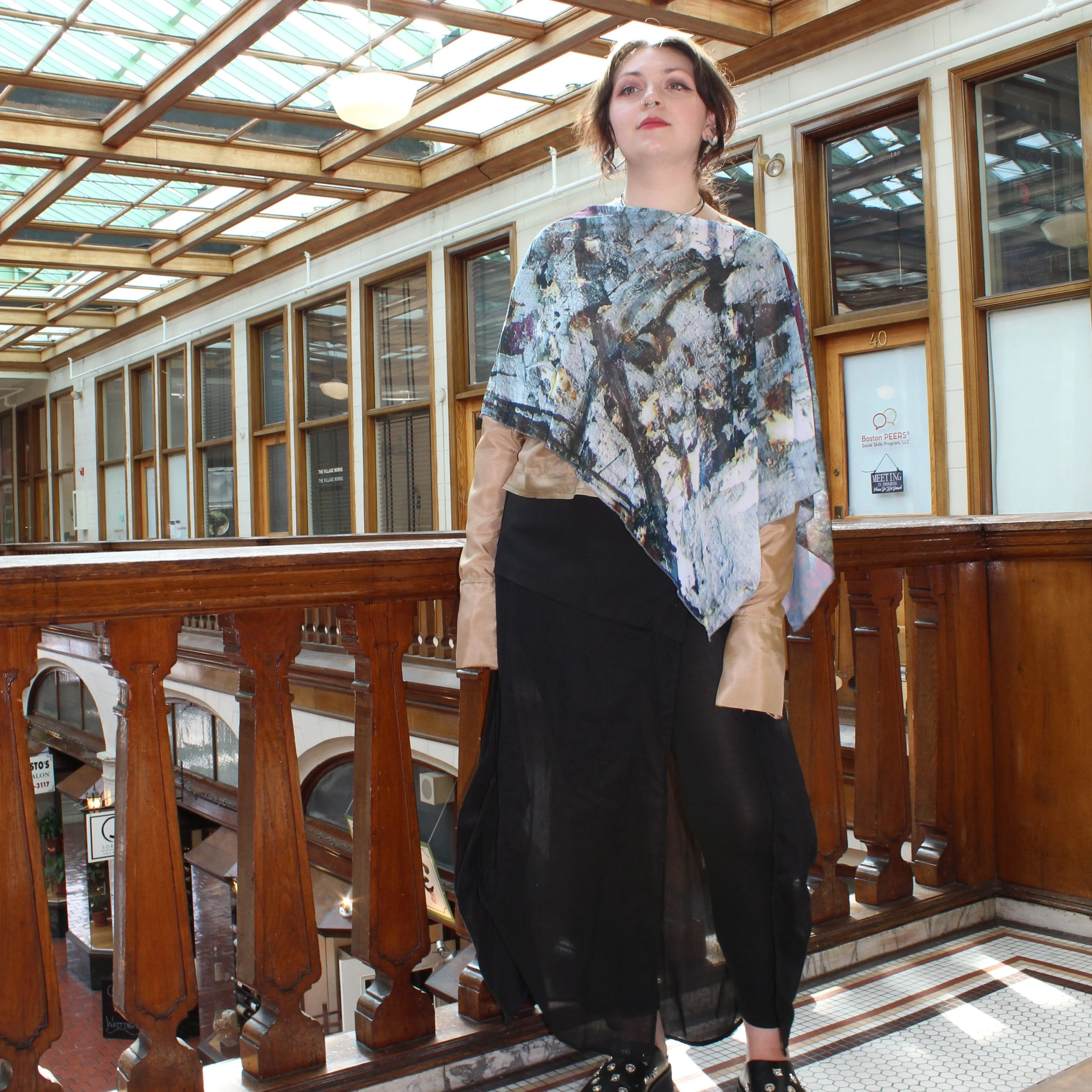 Milkweed Skirt in Black by Kim Schalk