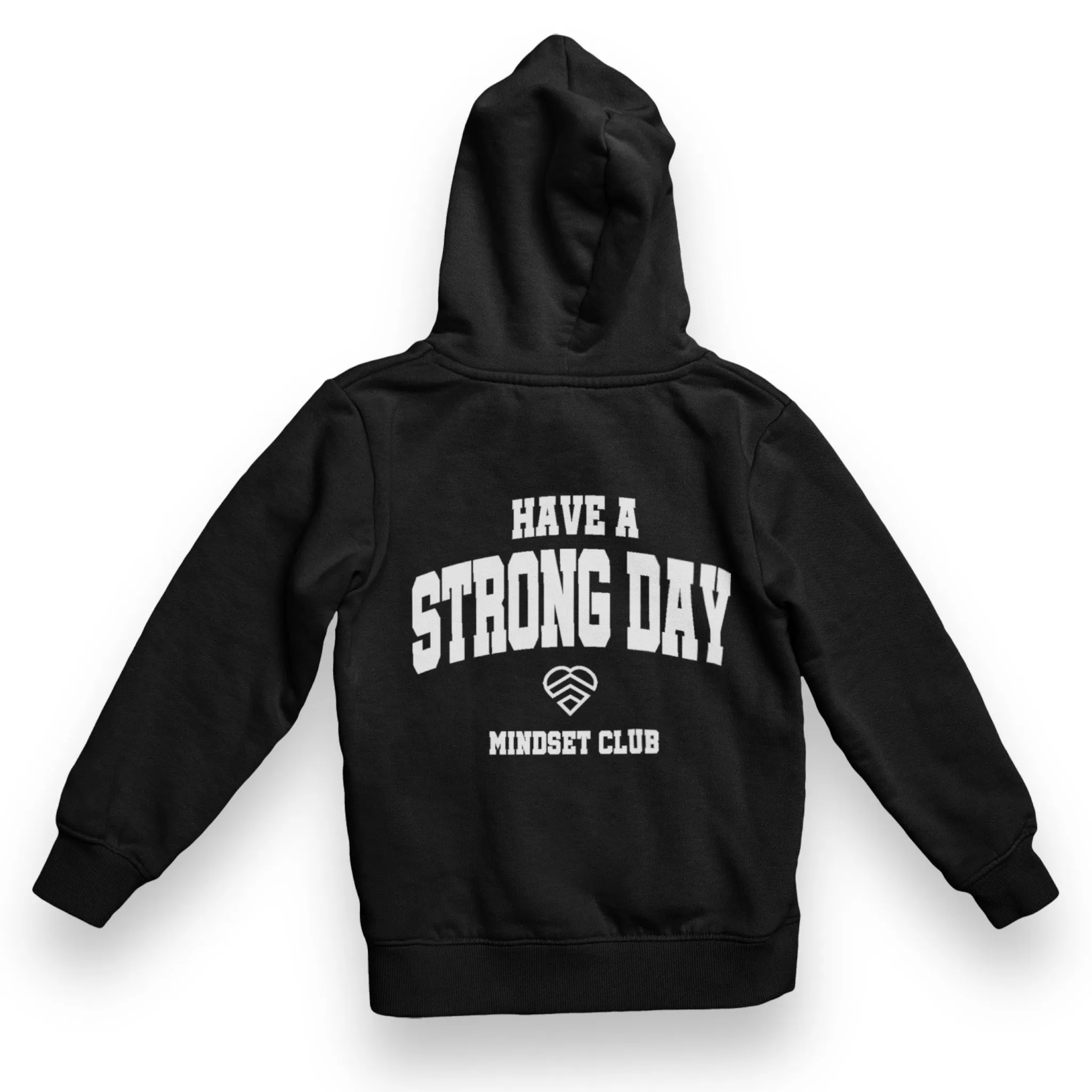 Mindset Club Zip Up Logo Hoodie - Black