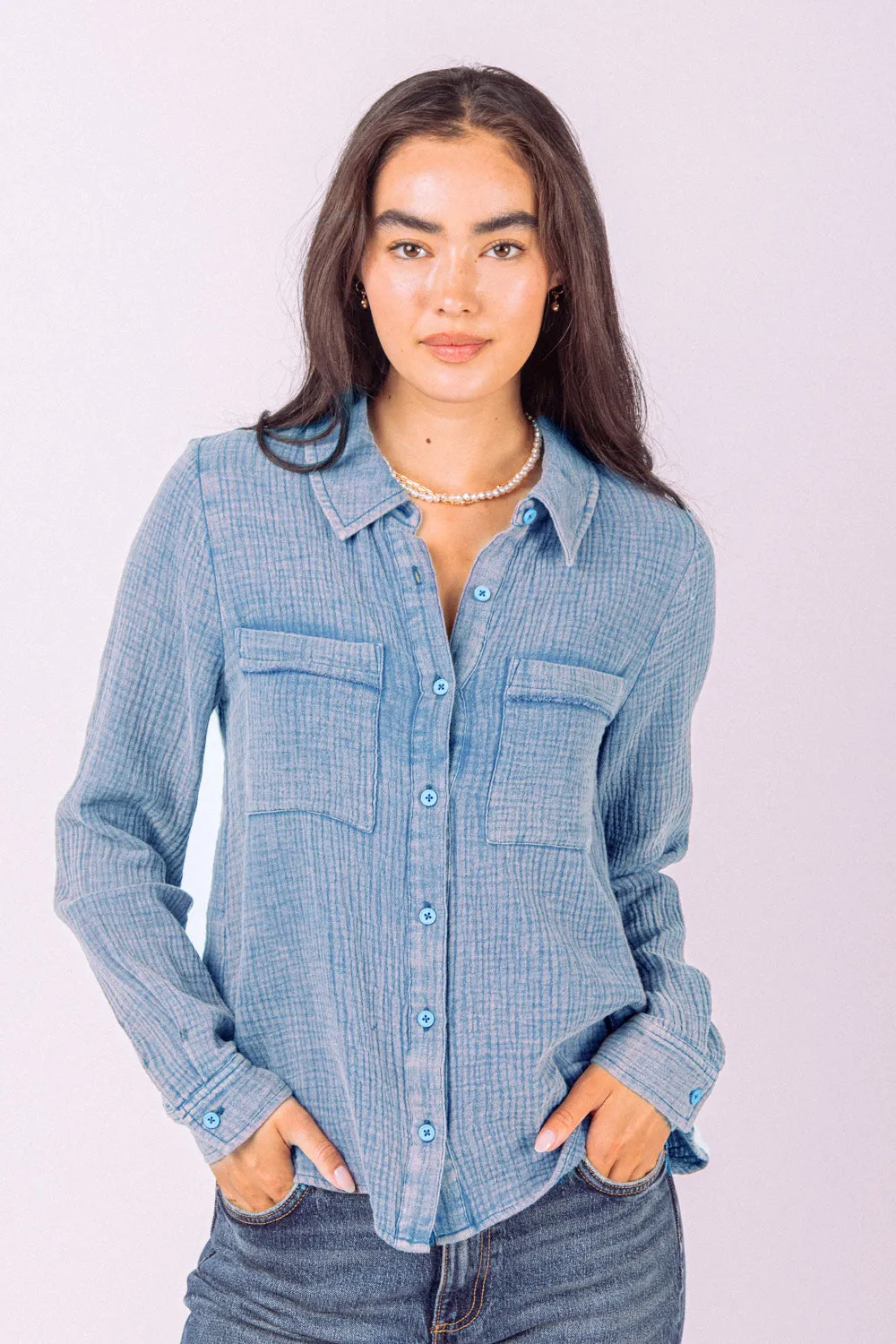 Mineral Wash Button Down