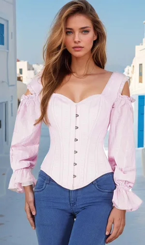 Miriam Bespoke Overbust Cotton Corset