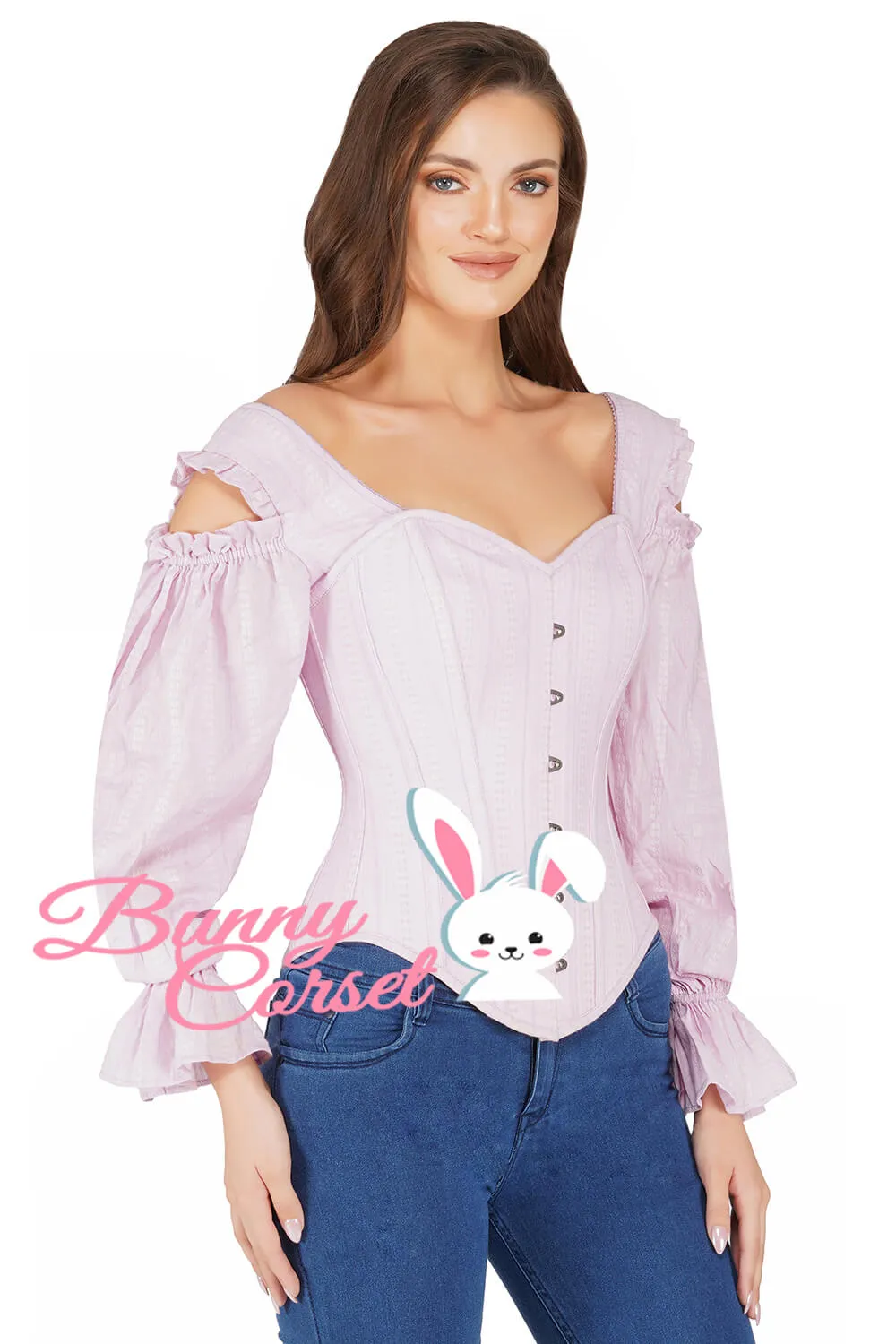 Miriam Cold Shoulder Overbust Corset