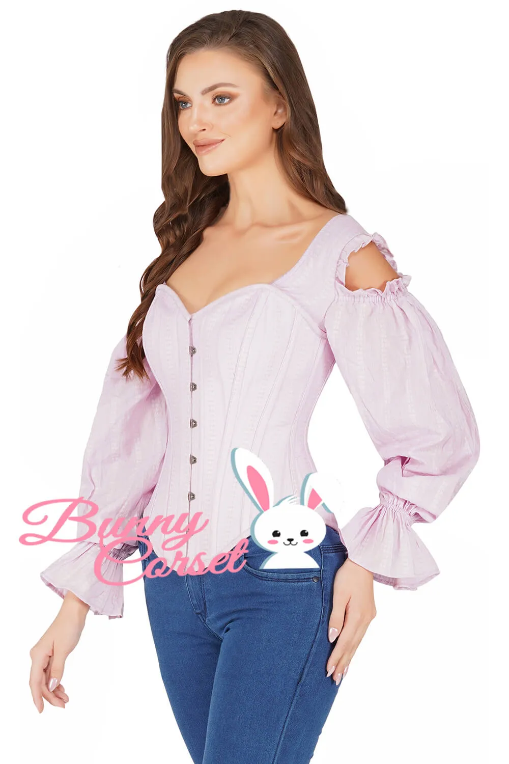 Miriam Cold Shoulder Overbust Corset