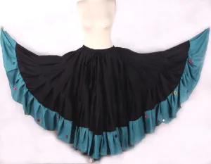 Mirror Skirt 25 Yards  Black SeaGreen WLS