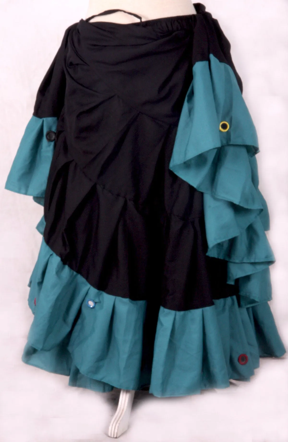Mirror Skirt 25 Yards  Black SeaGreen WLS