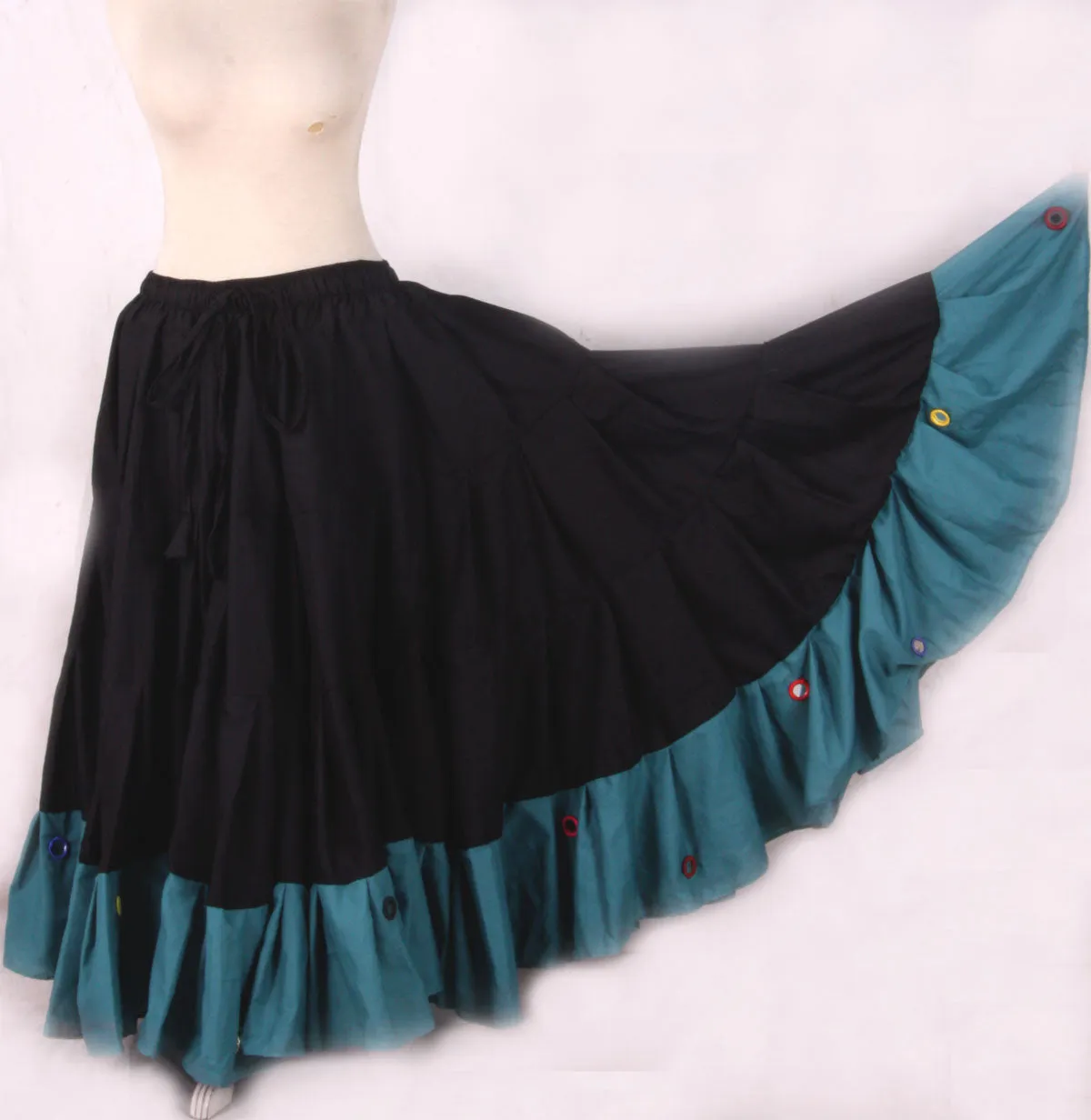 Mirror Skirt 25 Yards  Black SeaGreen WLS