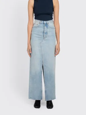 MM6 Denim Long Skirt
