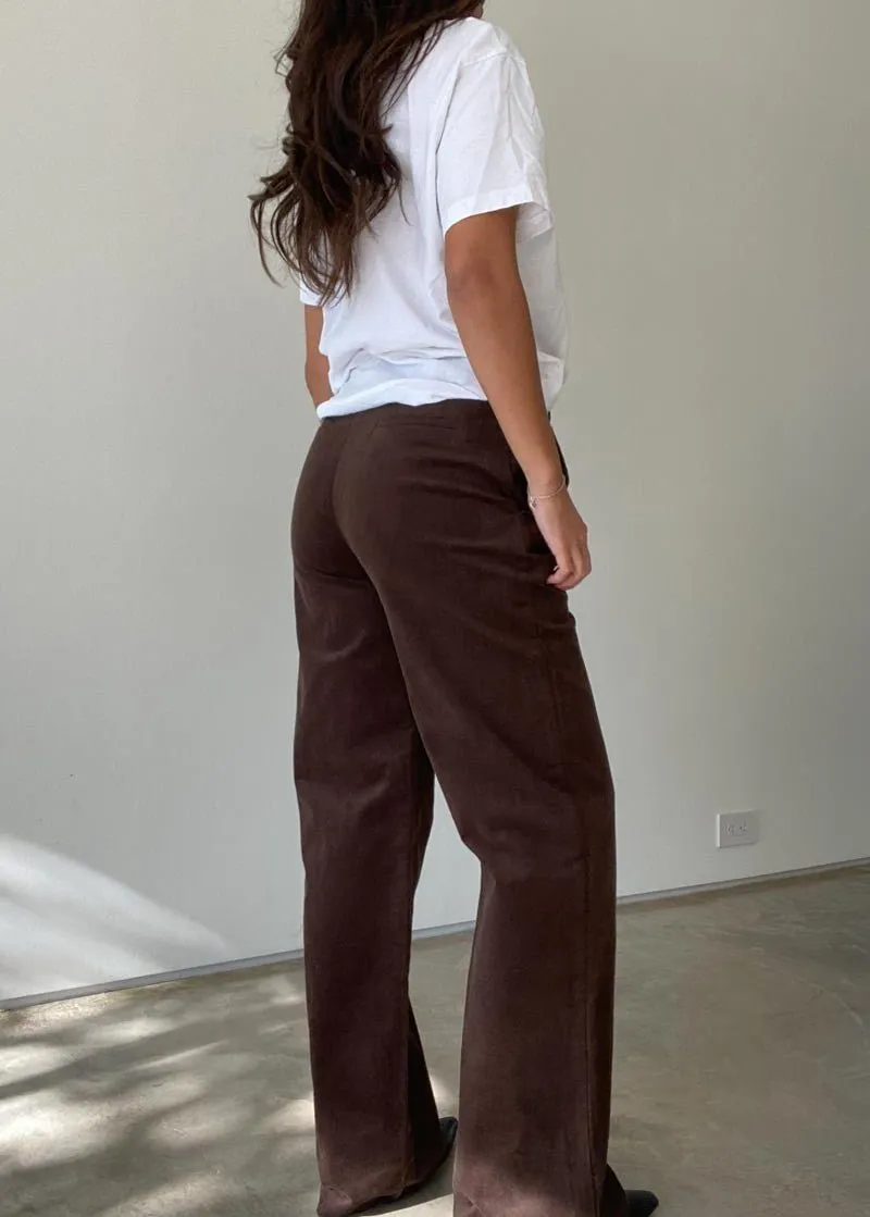 Mocha Corduroy Pants