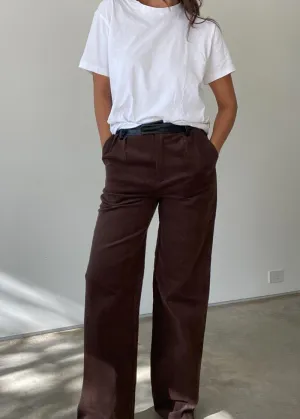Mocha Corduroy Pants