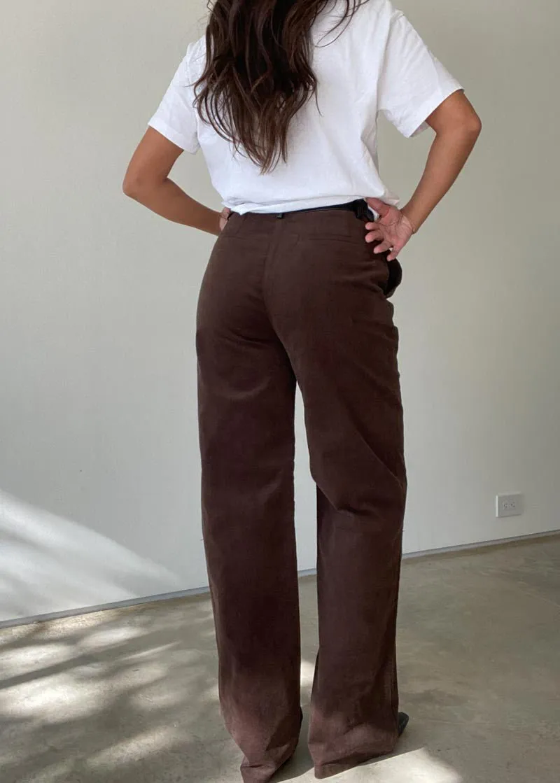Mocha Corduroy Pants