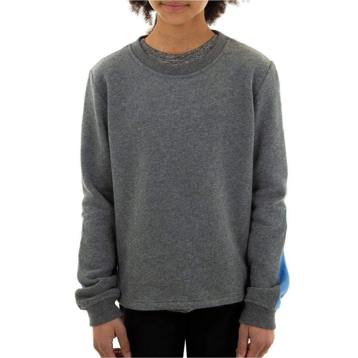 More Mile Junior Fleece Sweatshirt - Grey