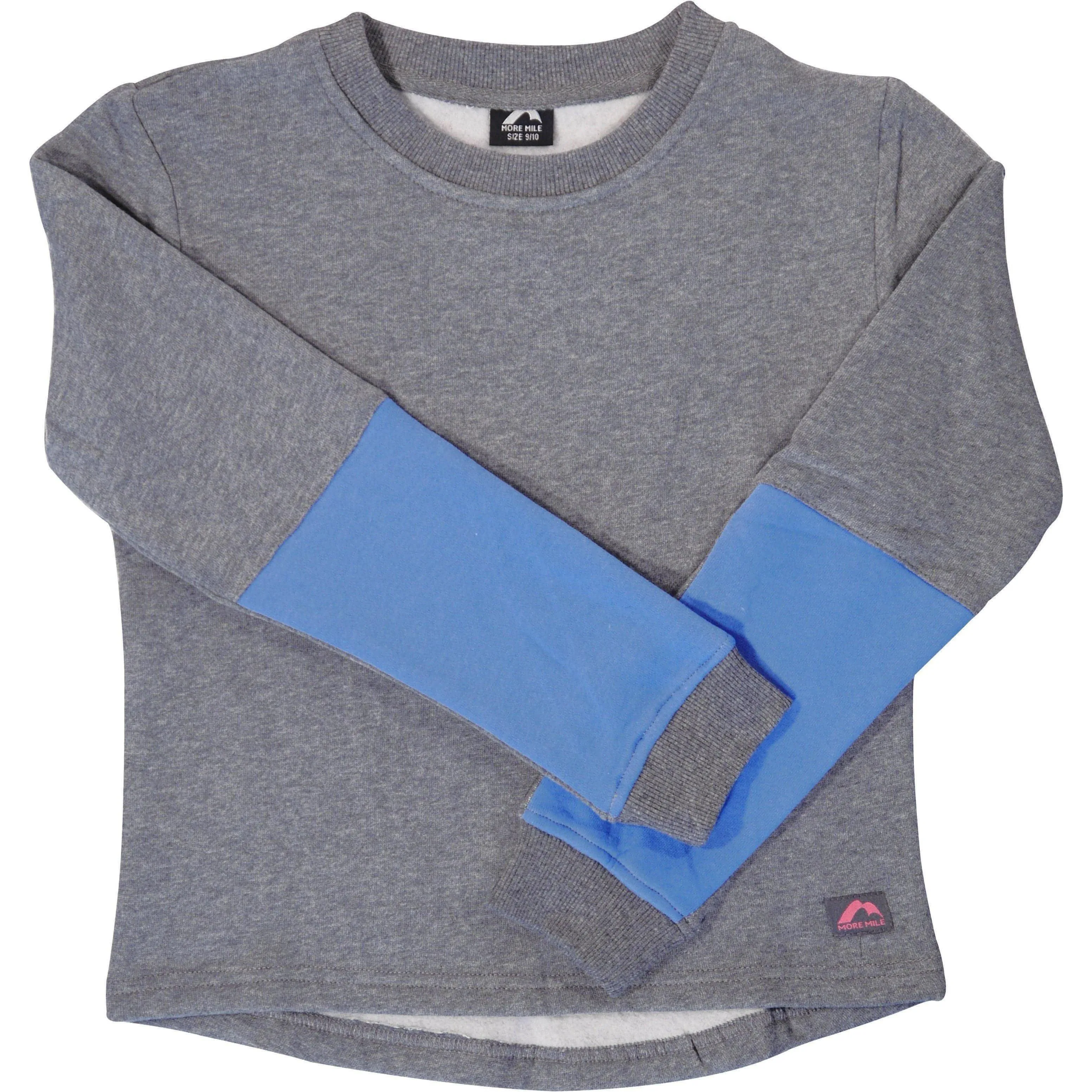 More Mile Junior Fleece Sweatshirt - Grey