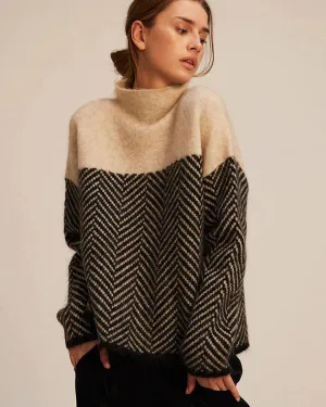 Natasha – High Neck Cotton Jumper