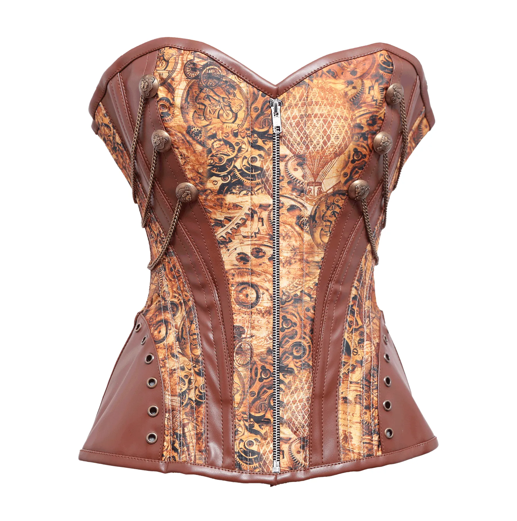Nebrska Steampunk Overbust Corset