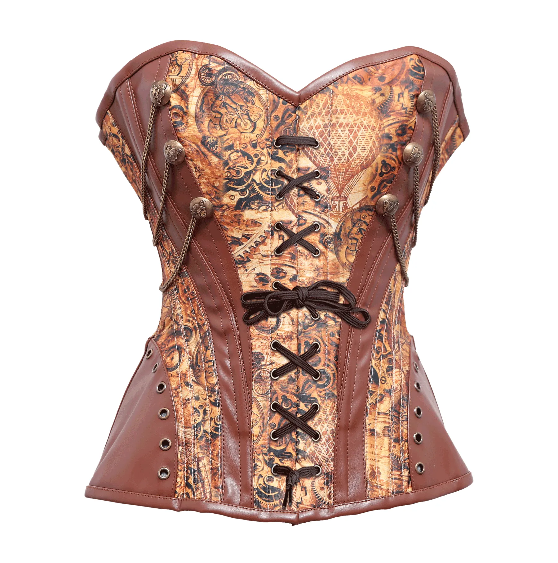 Nebrska Steampunk Overbust Corset