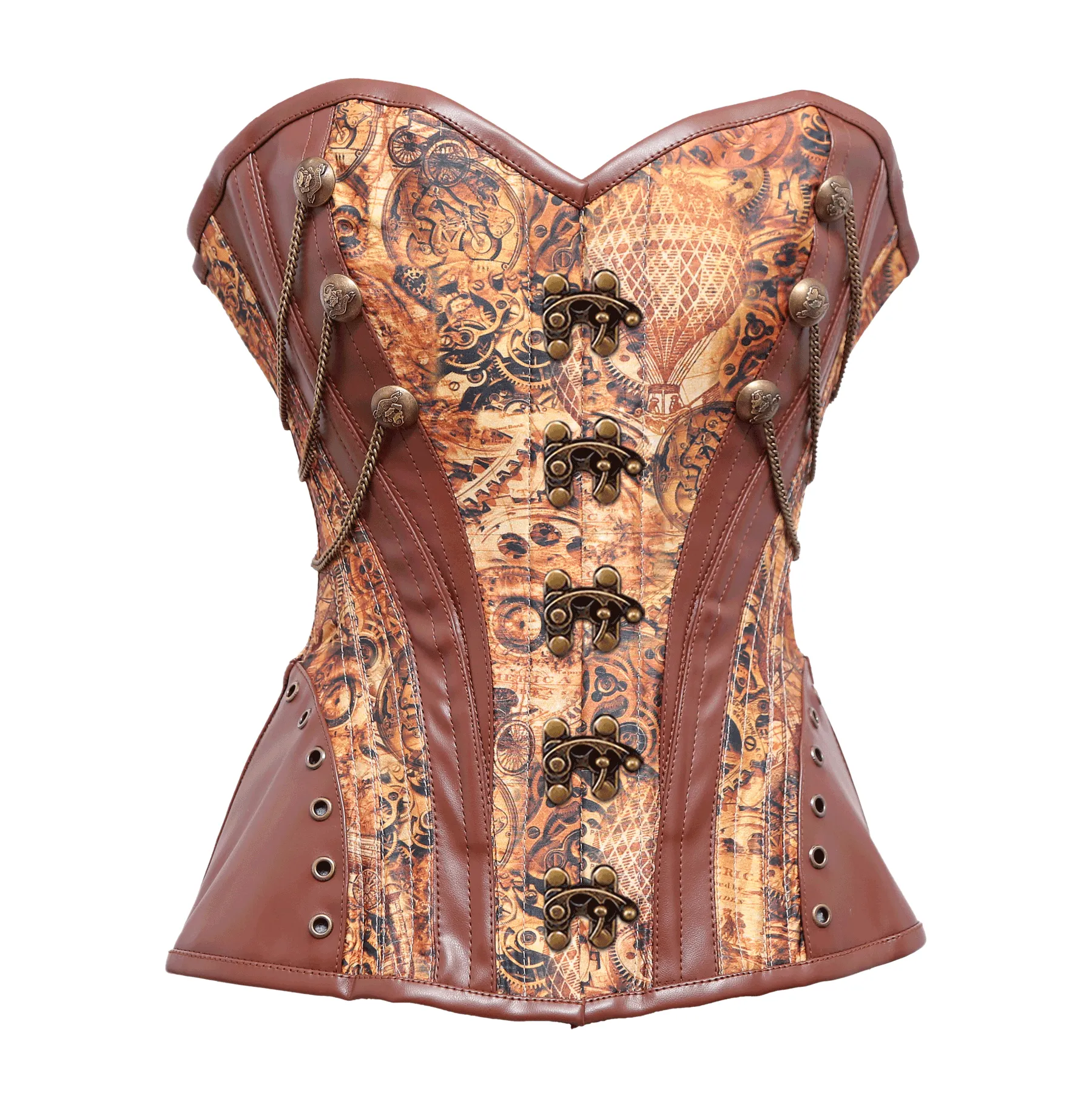 Nebrska Steampunk Overbust Corset