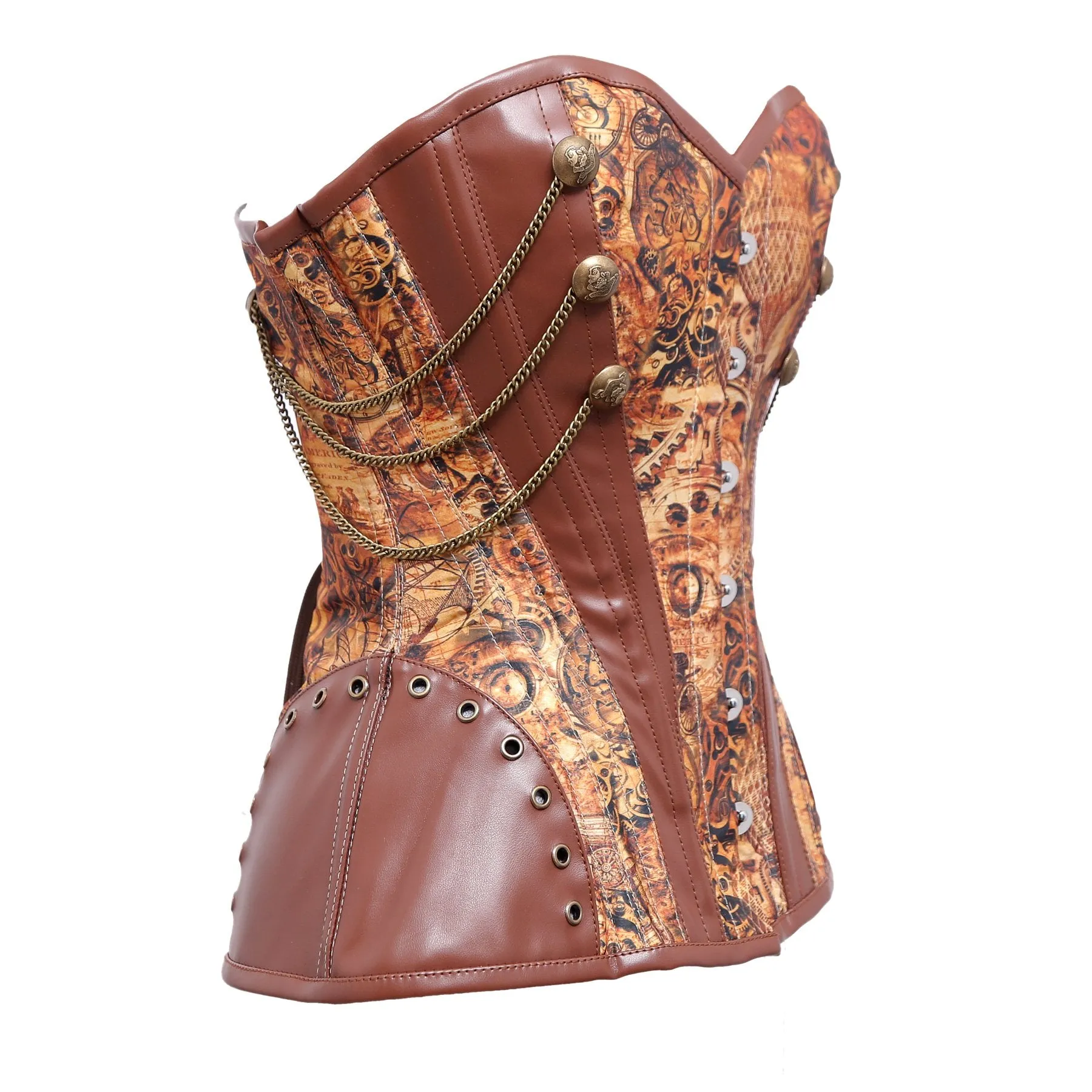 Nebrska Steampunk Overbust Corset