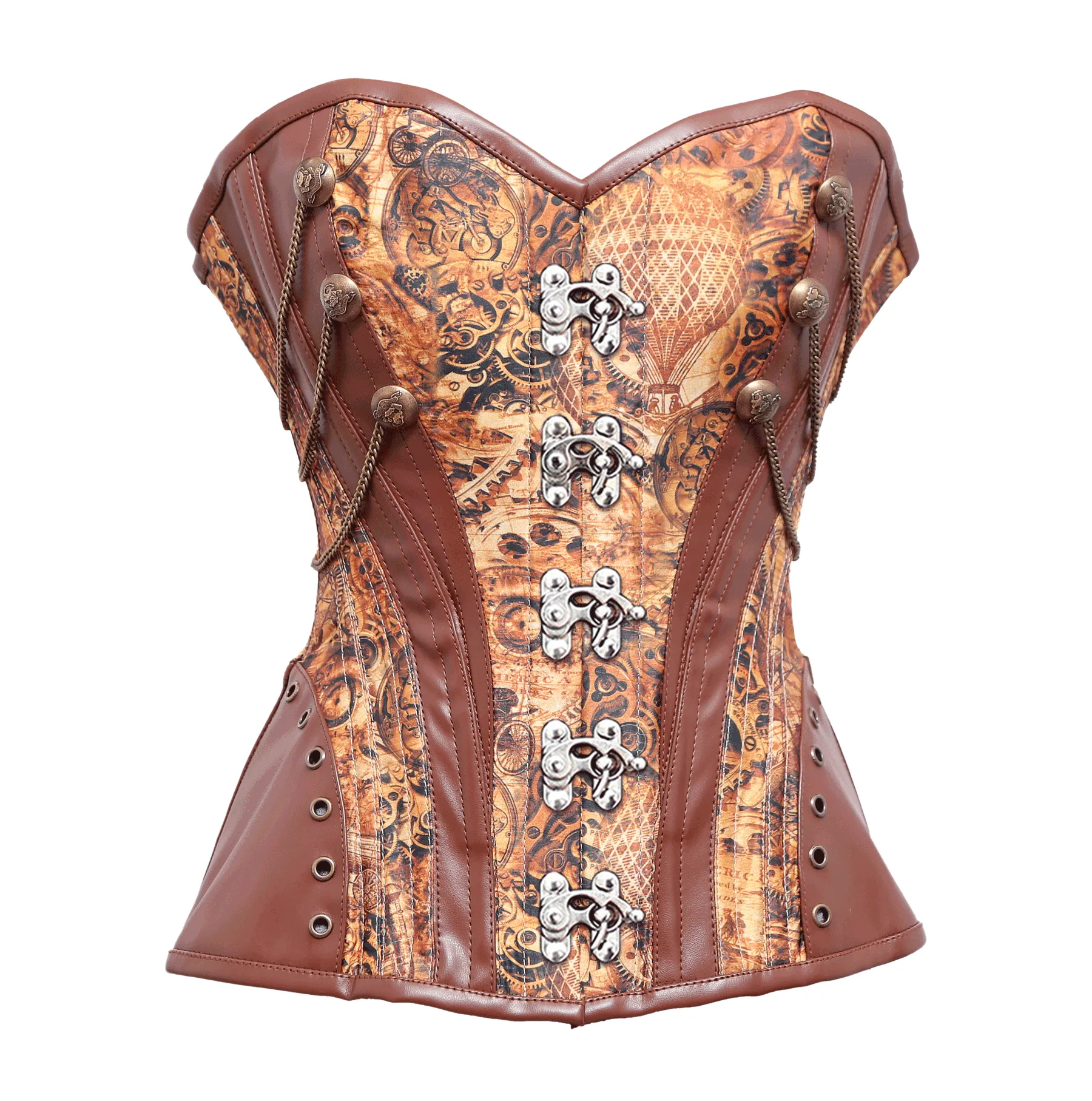 Nebrska Steampunk Overbust Corset