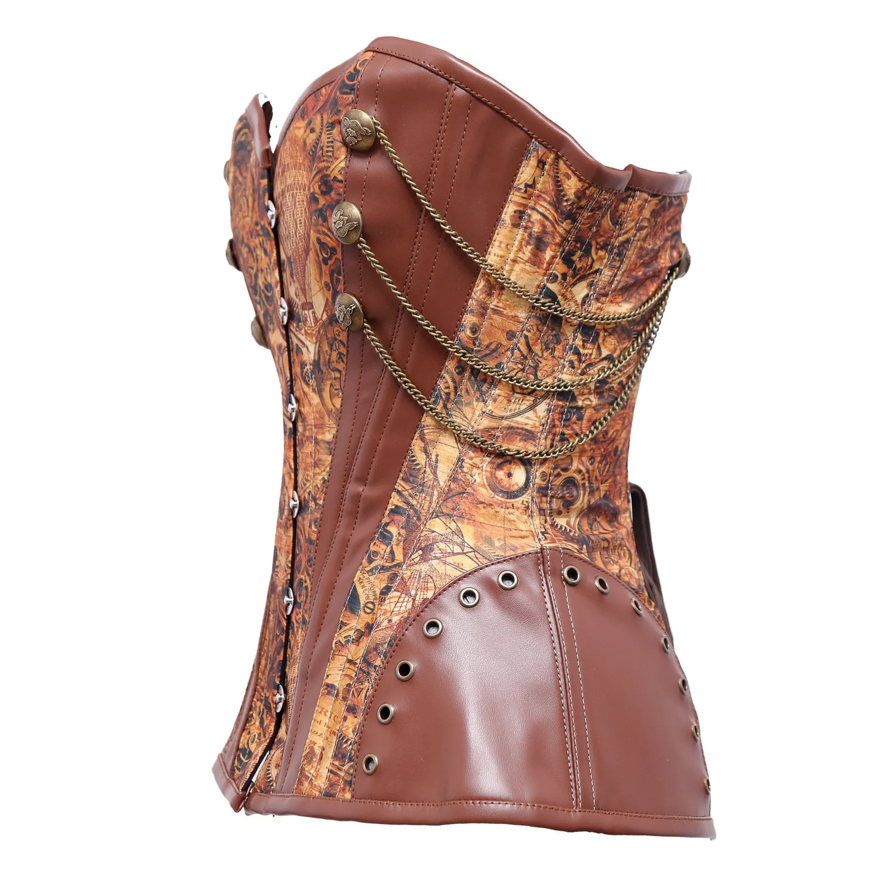 Nebrska Steampunk Overbust Corset