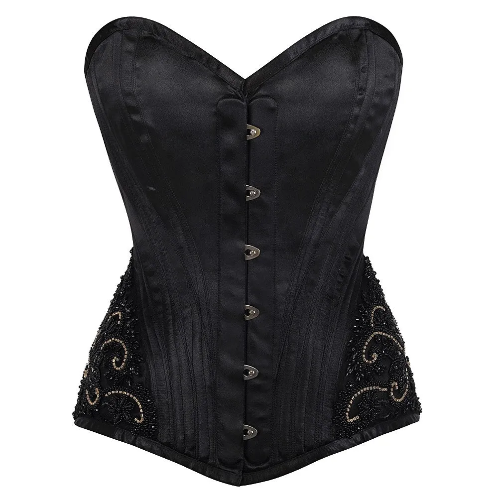 Neda Satin Overbust Couture Corset