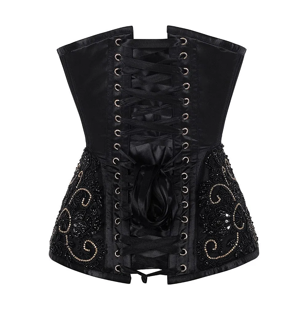 Neda Satin Overbust Couture Corset