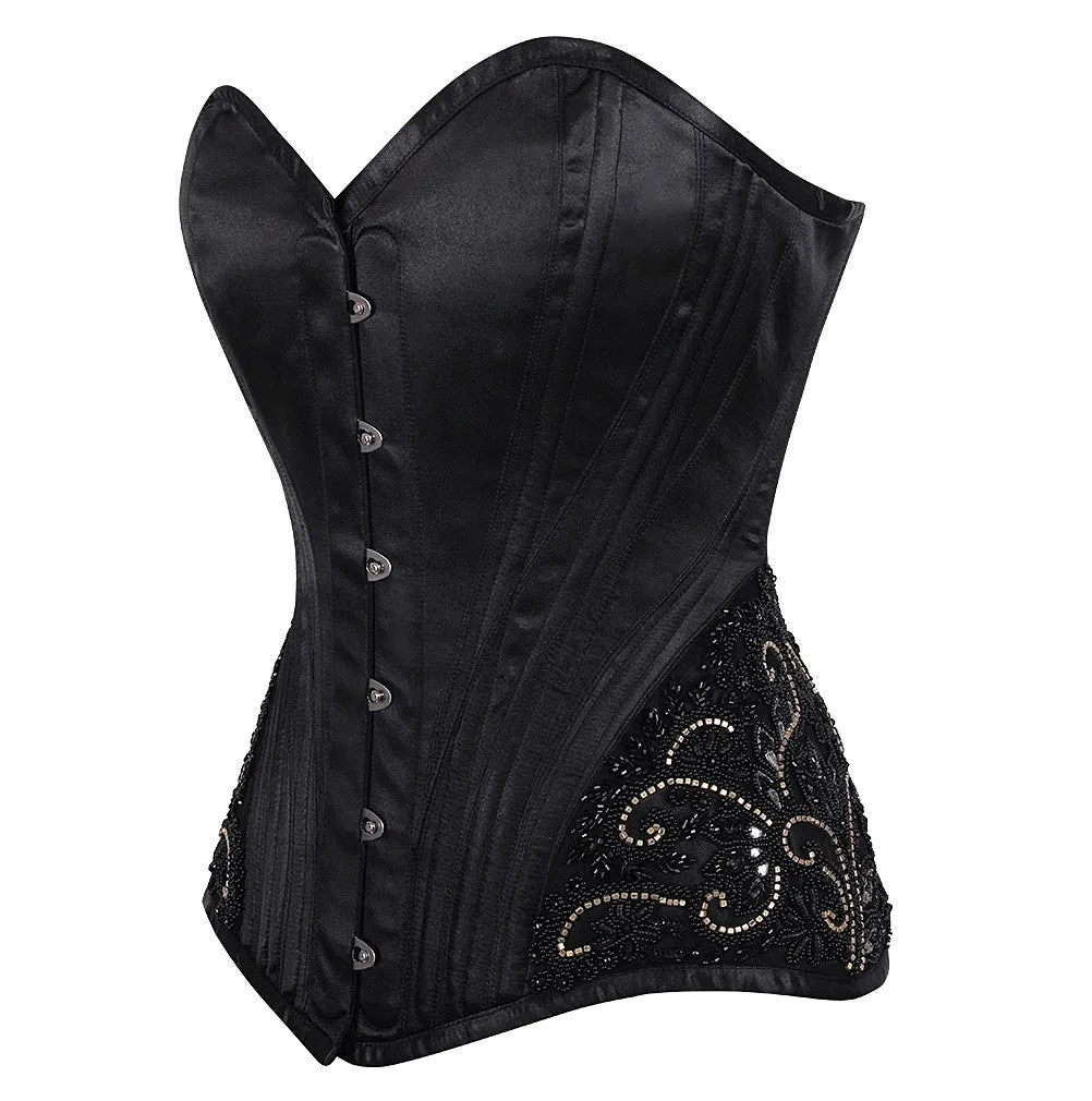 Neda Satin Overbust Couture Corset