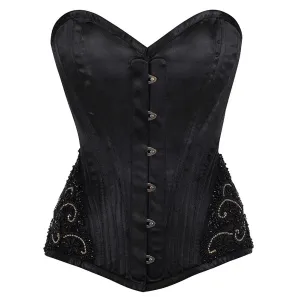 Neda Satin Overbust Couture Corset