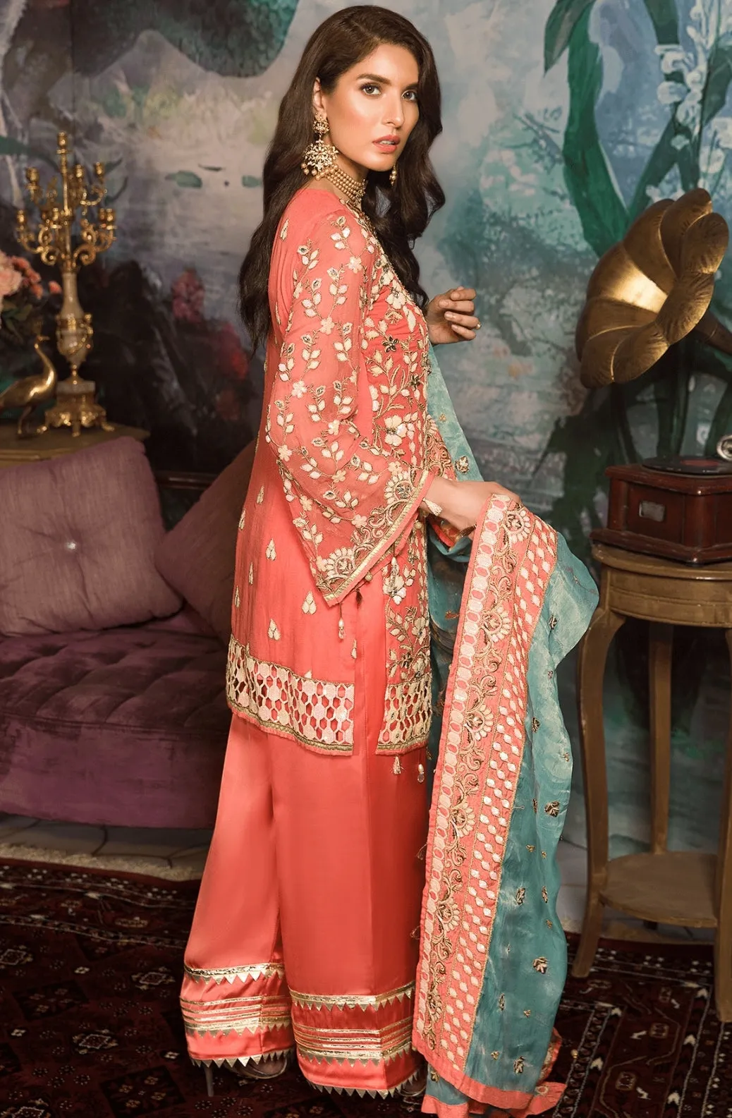 New arrival dress in Pakistani store for ladies # P2681