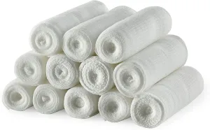 NEW Gauze Bandage Rolls - 4 Yards Per Roll of Sterile Medical Grade Gauze Bandage and Stretch Bandage Wrapping for Dressing All Types of Wounds and First Aid Kit by MEDca, (3" Pack of 12)