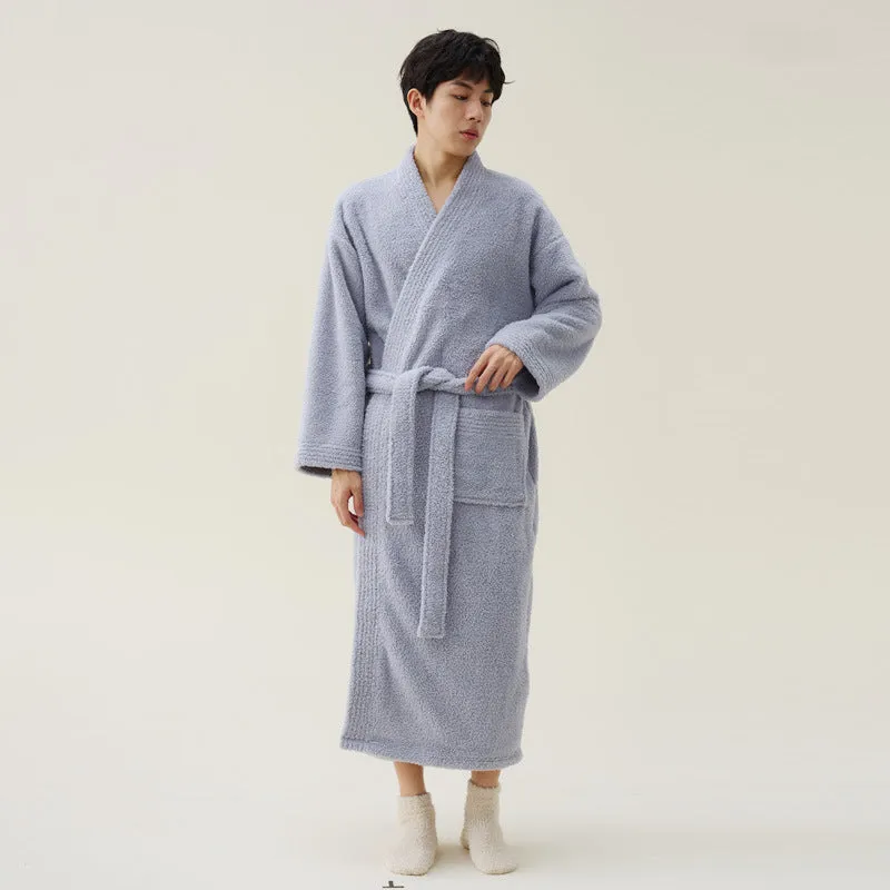 New Winter Coral Fleece Thickened Nightgown