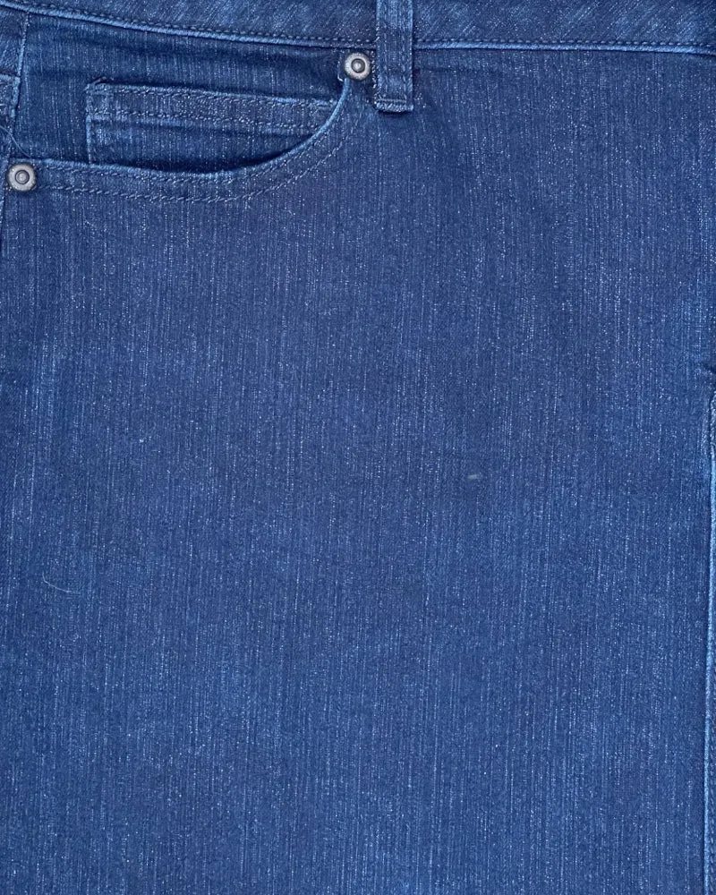 New York &amp; Company Dark-wash Blue Company Denim Skirt (W36)