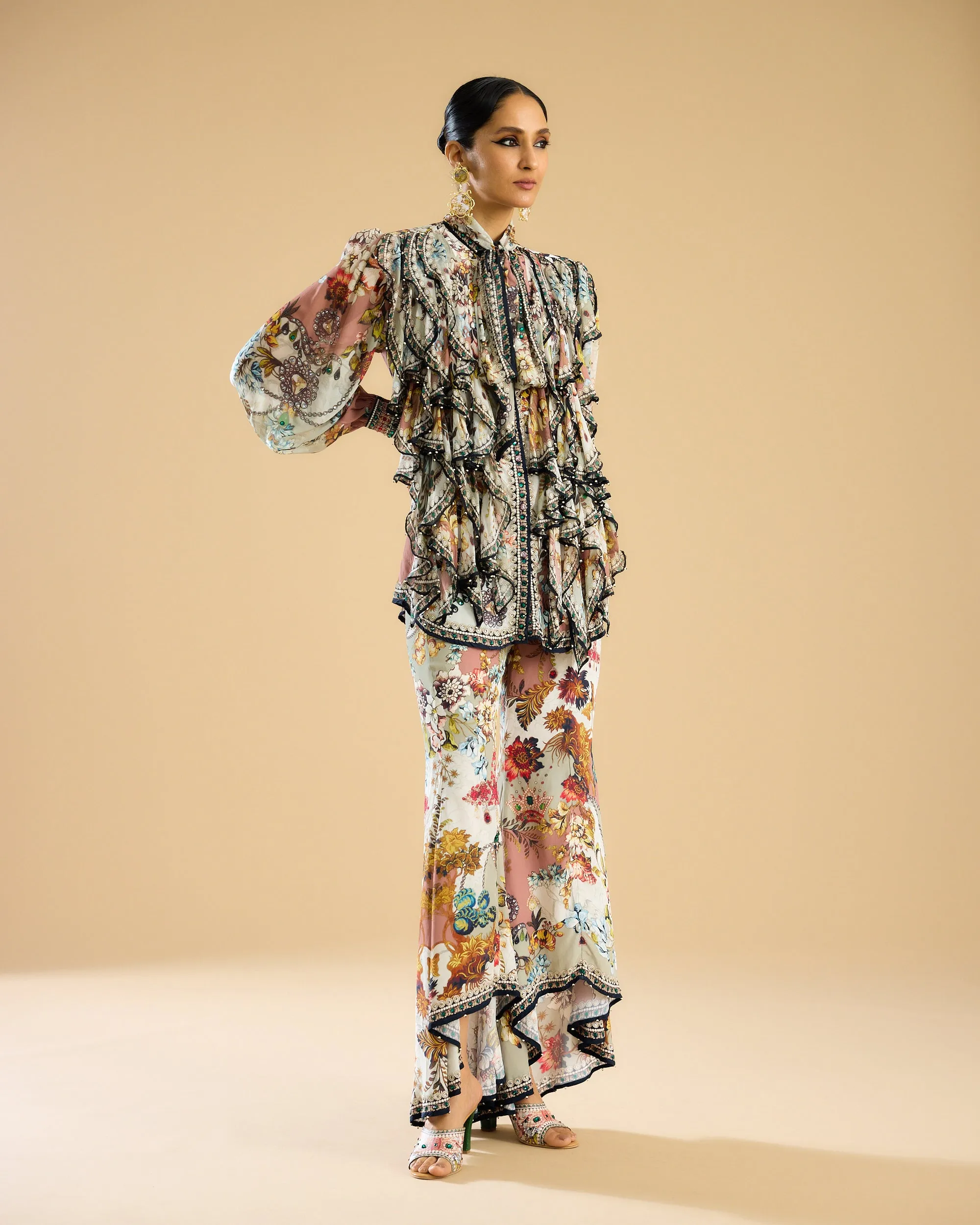Nizam : Franchesca - Ivory/Peach