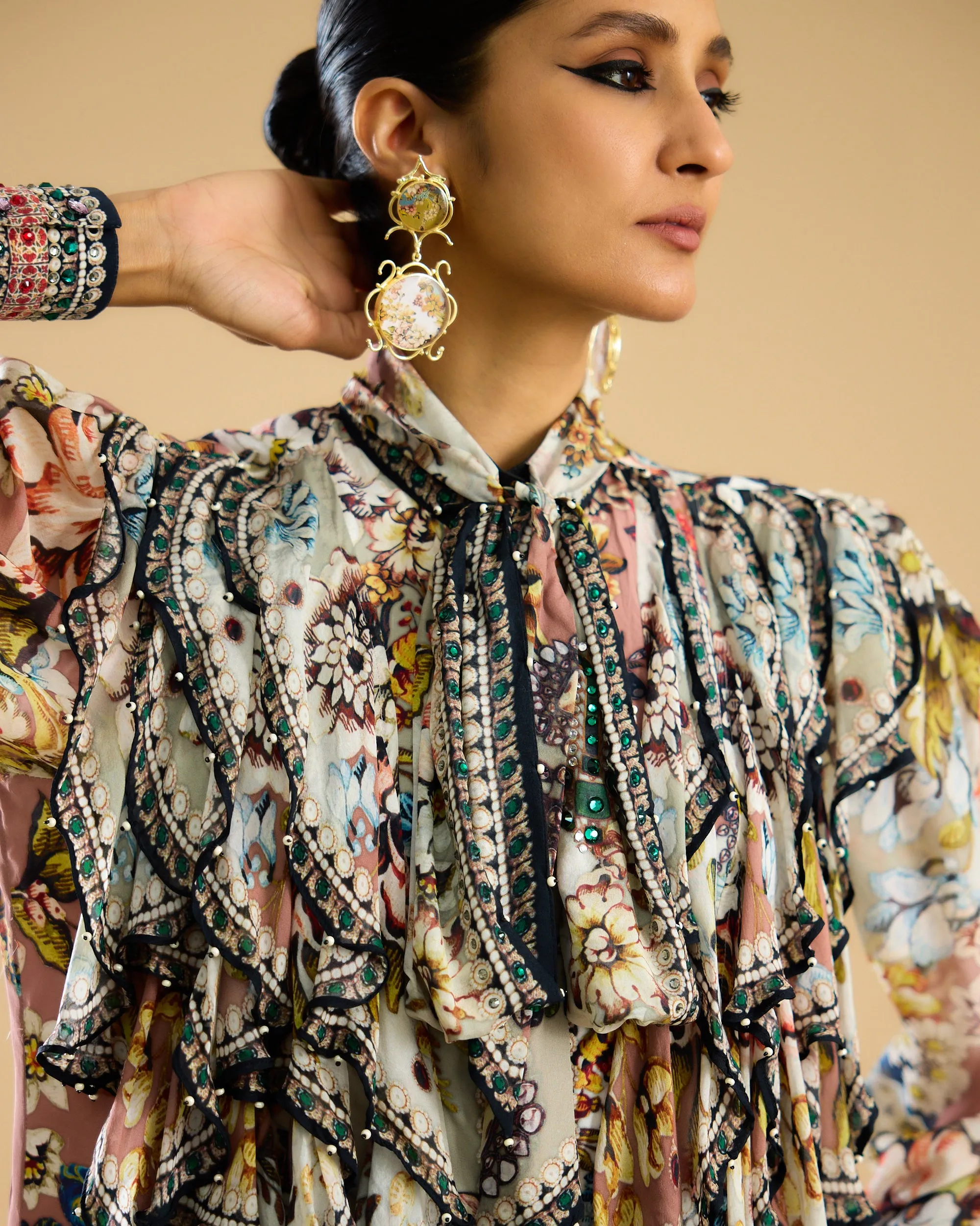 Nizam : Franchesca - Ivory/Peach