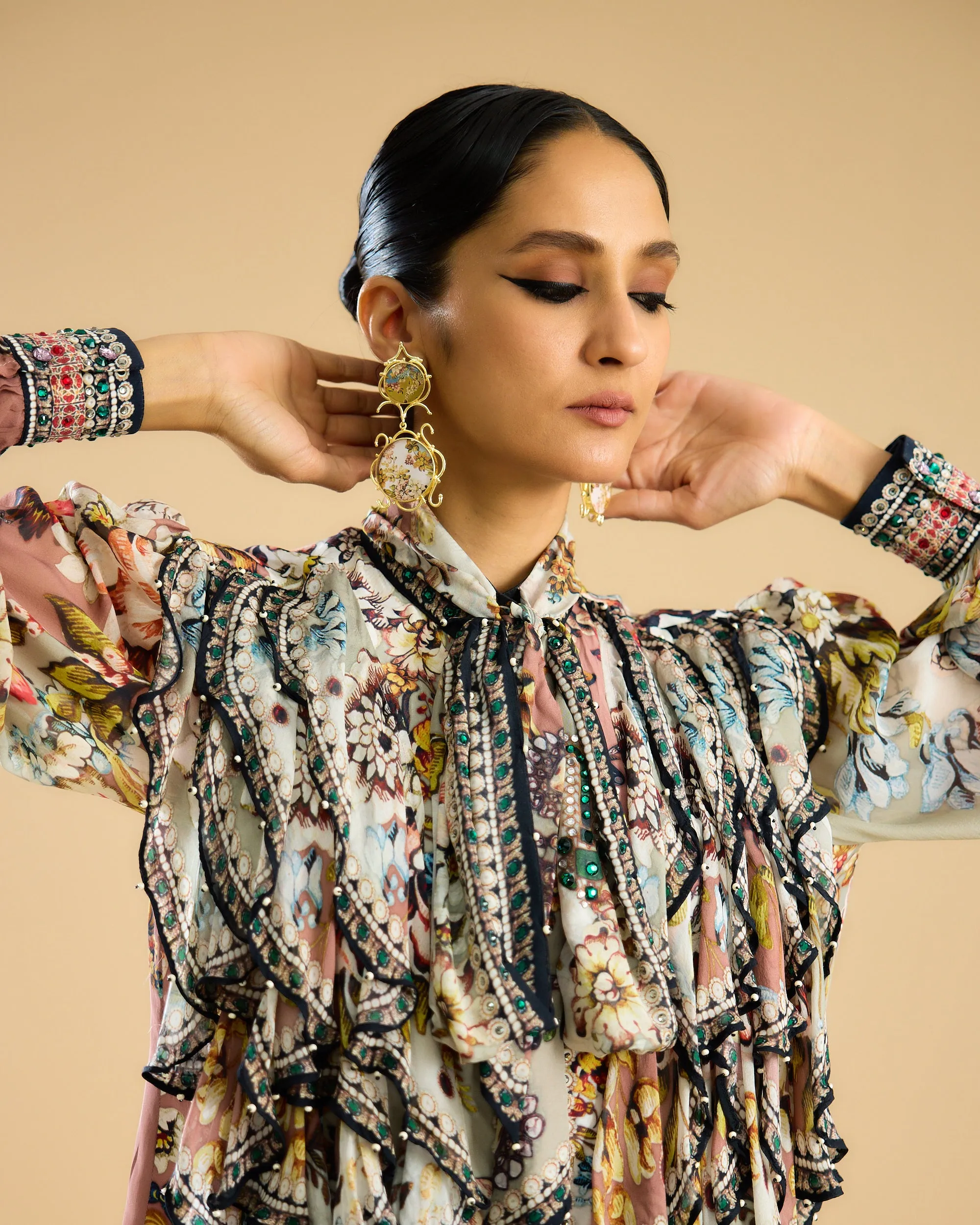 Nizam : Franchesca - Ivory/Peach