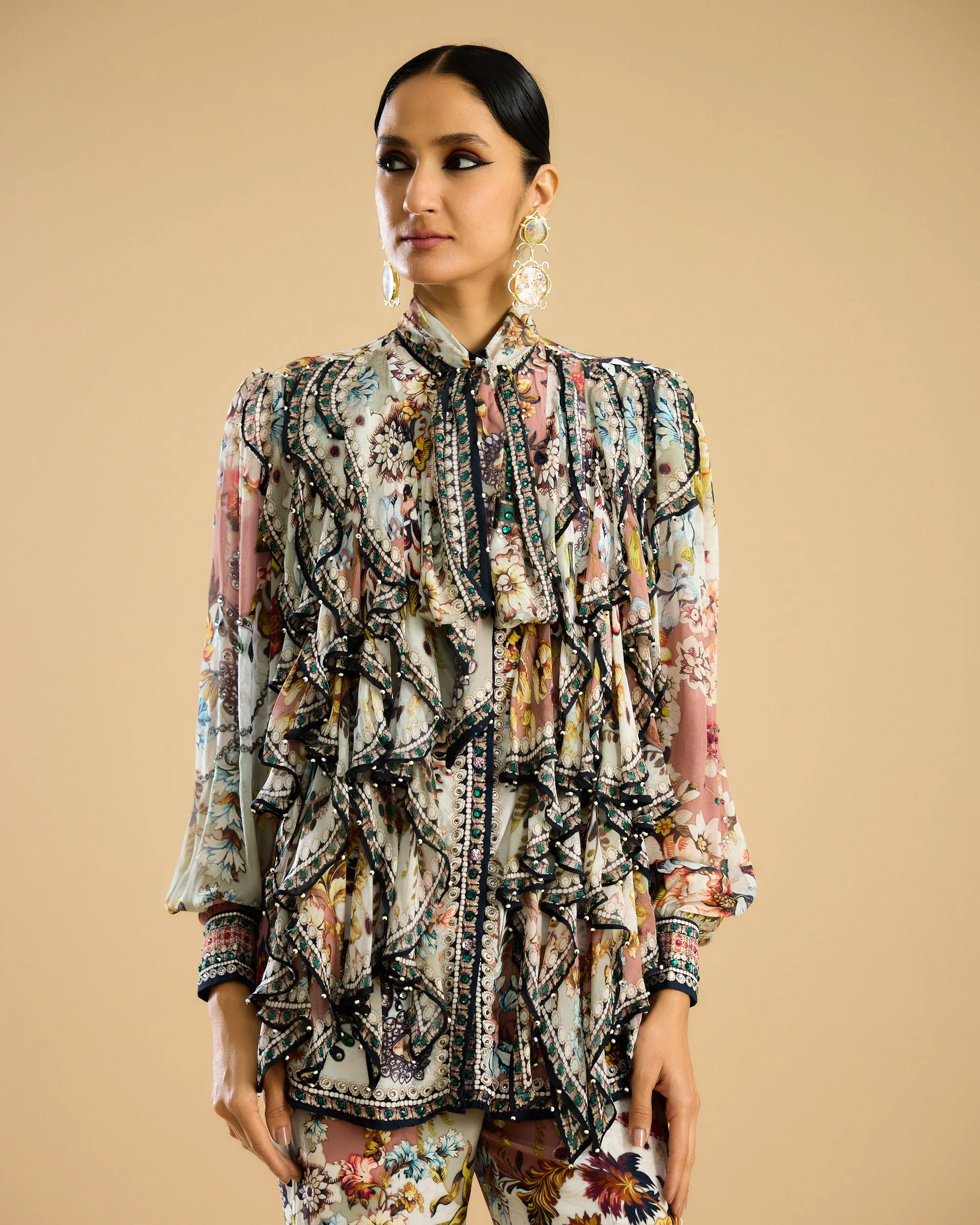 Nizam : Franchesca - Ivory/Peach