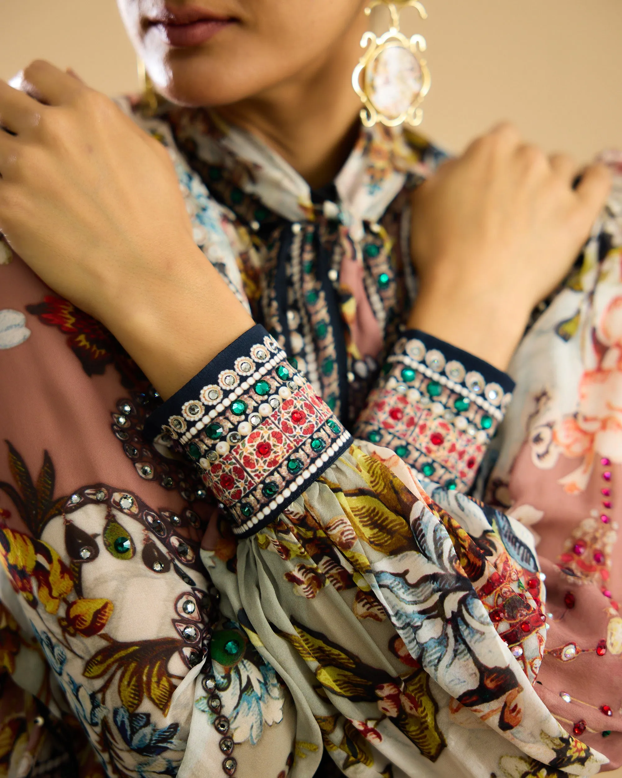Nizam : Franchesca - Ivory/Peach