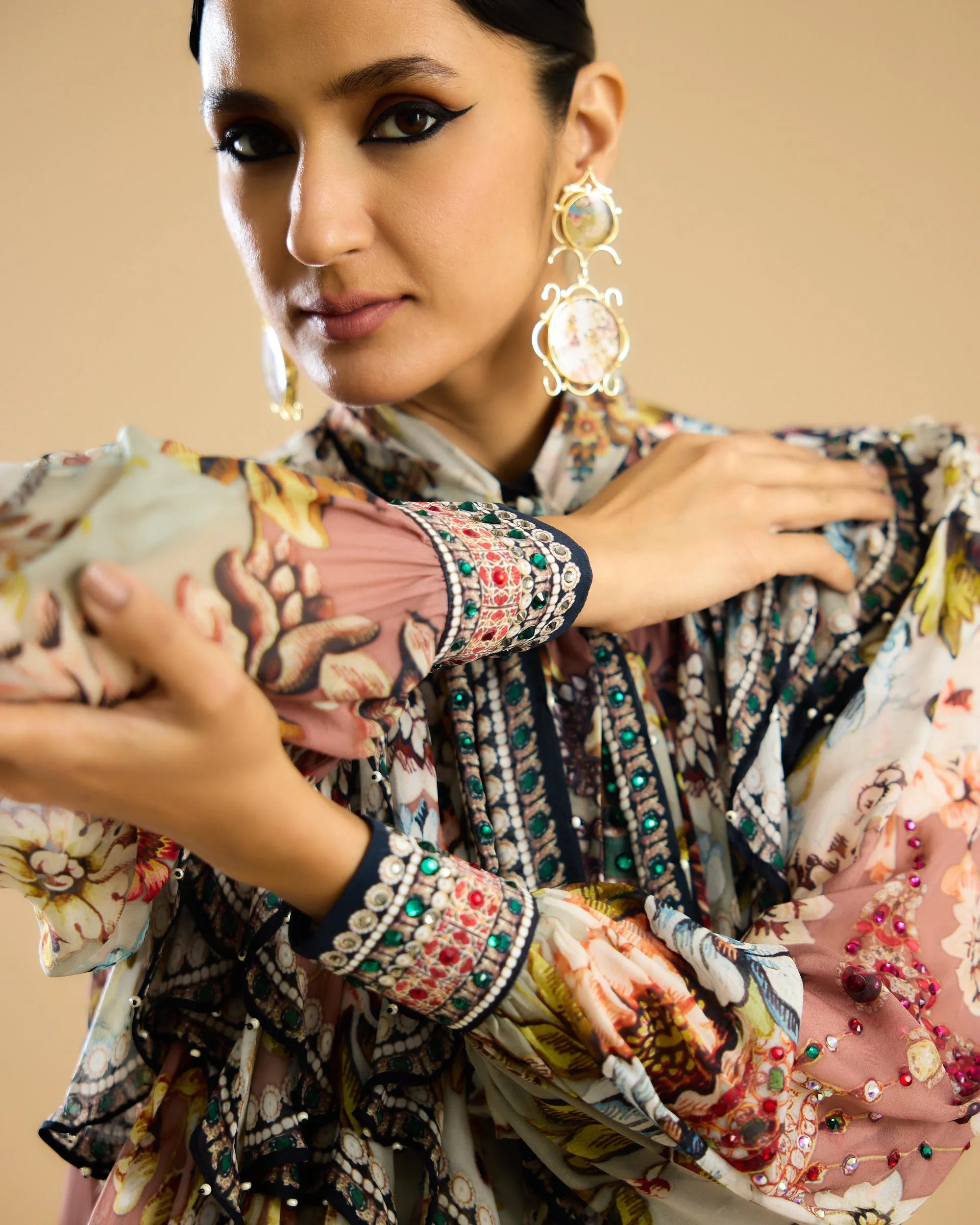 Nizam : Franchesca - Ivory/Peach