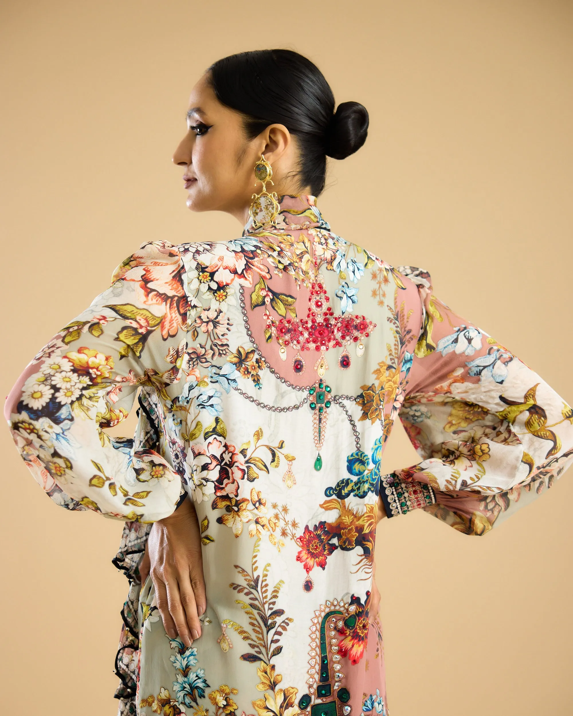 Nizam : Franchesca - Ivory/Peach