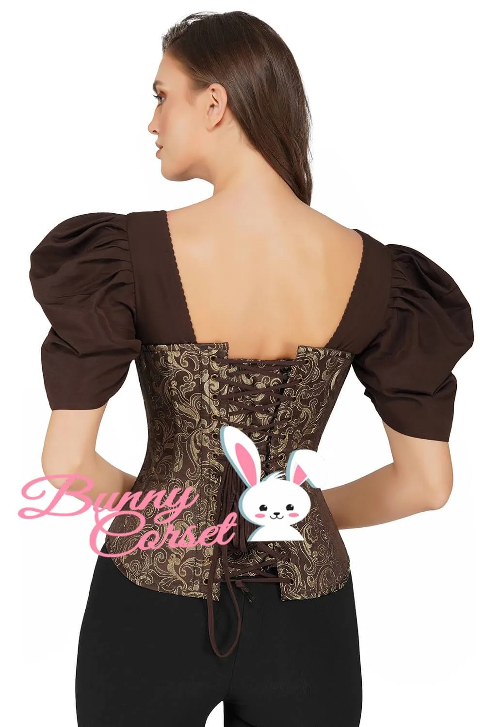 Novalee Bespoke Overbust Brocade Corset
