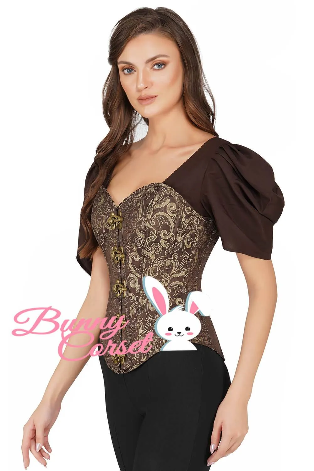 Novalee Bespoke Overbust Brocade Corset
