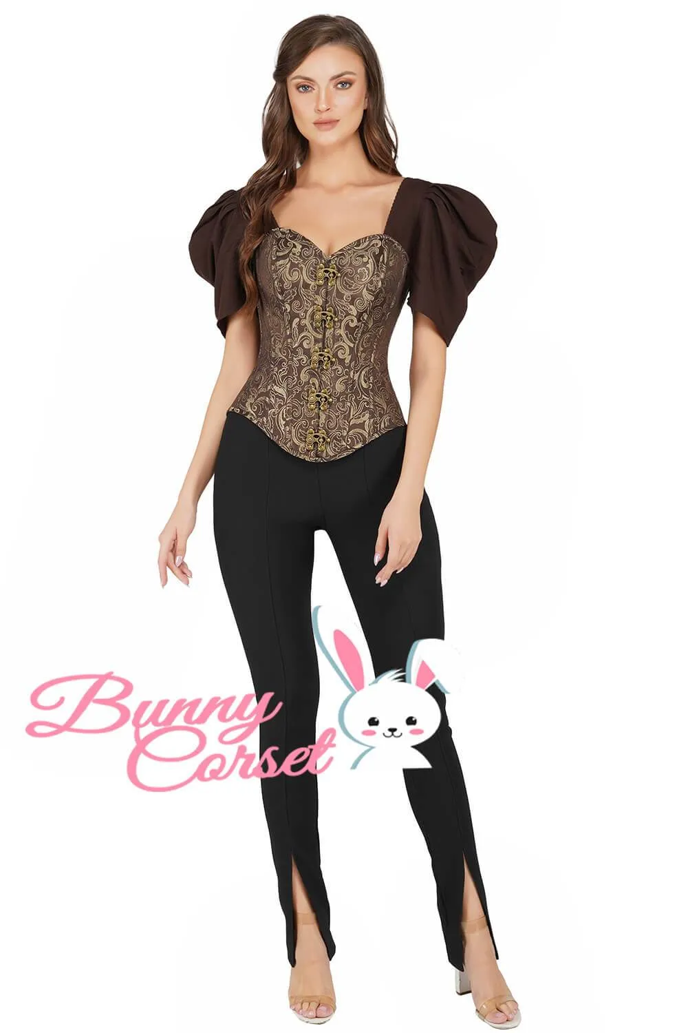 Novalee Bespoke Overbust Brocade Corset